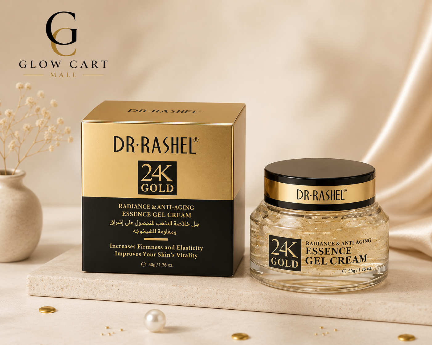 DR-RASHEL 24K GOLD GEL FACE- CREAM